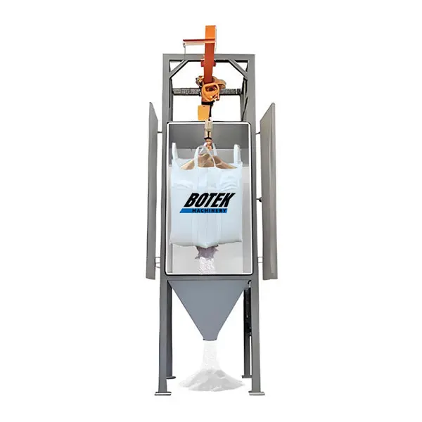 Botek Bulk Bag Unloading Station with Bag Holding Device - Dust-Free Discharge System for Powders & Granules